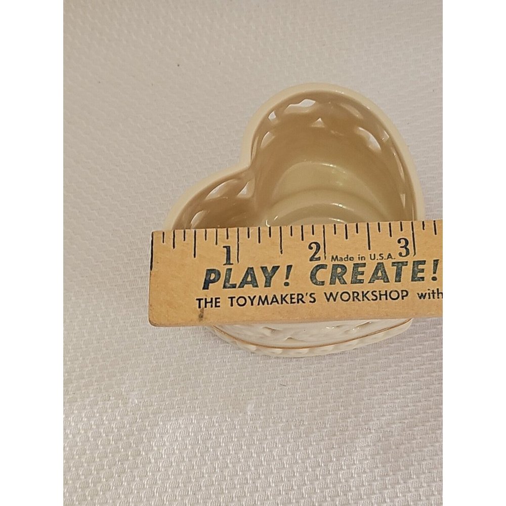 2002 Partylite Thank You From The Heart Tea Light Holder 3" toile gold lined - Picture 10 of 10